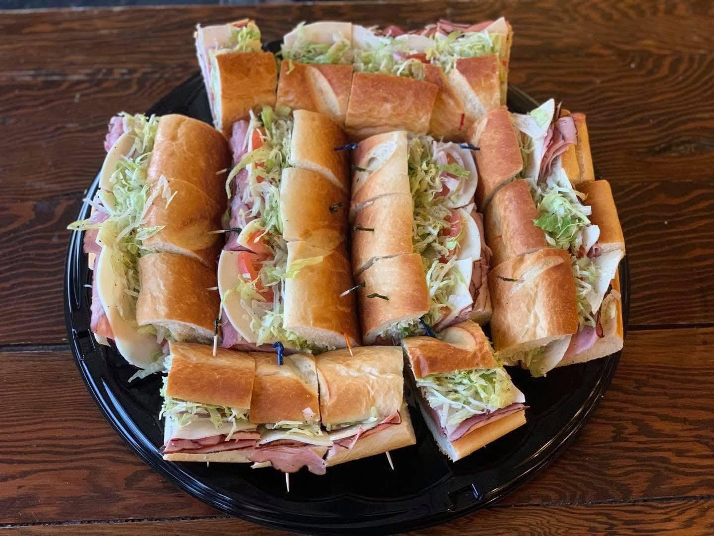 Sub sandwich platter