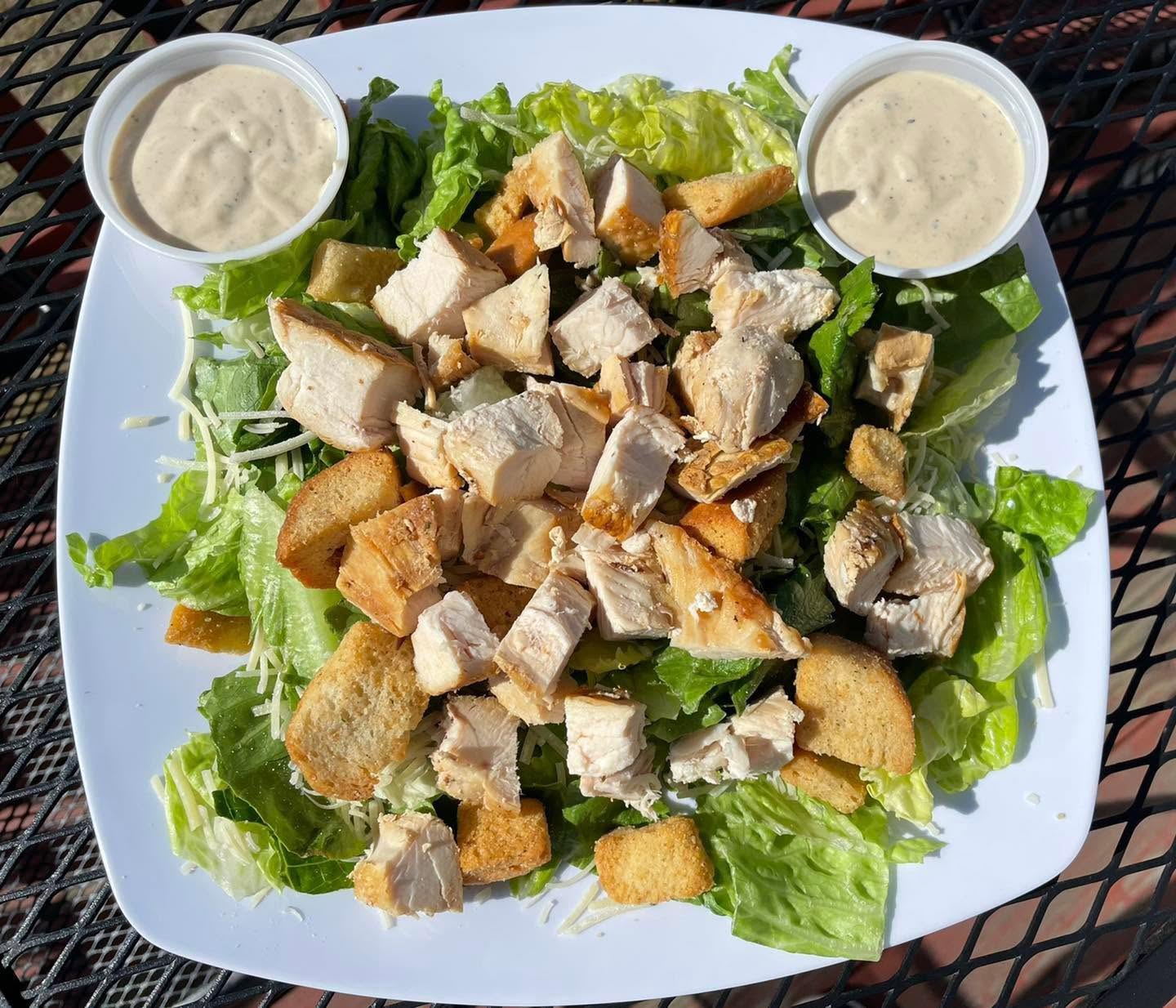 Chicken Caesar salad